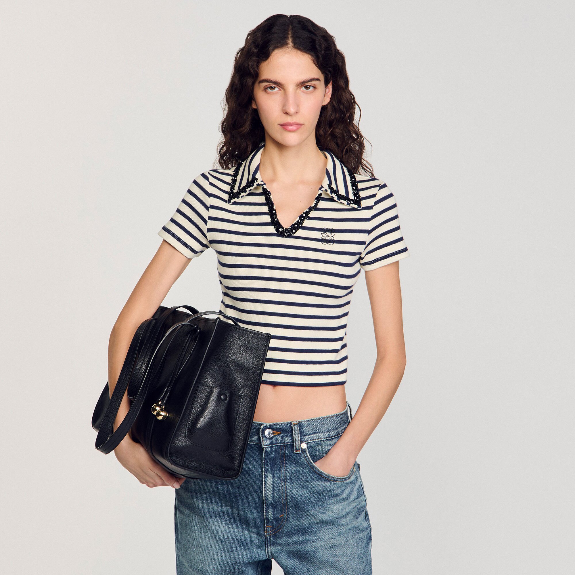 Shopper-Tasche aus Leder