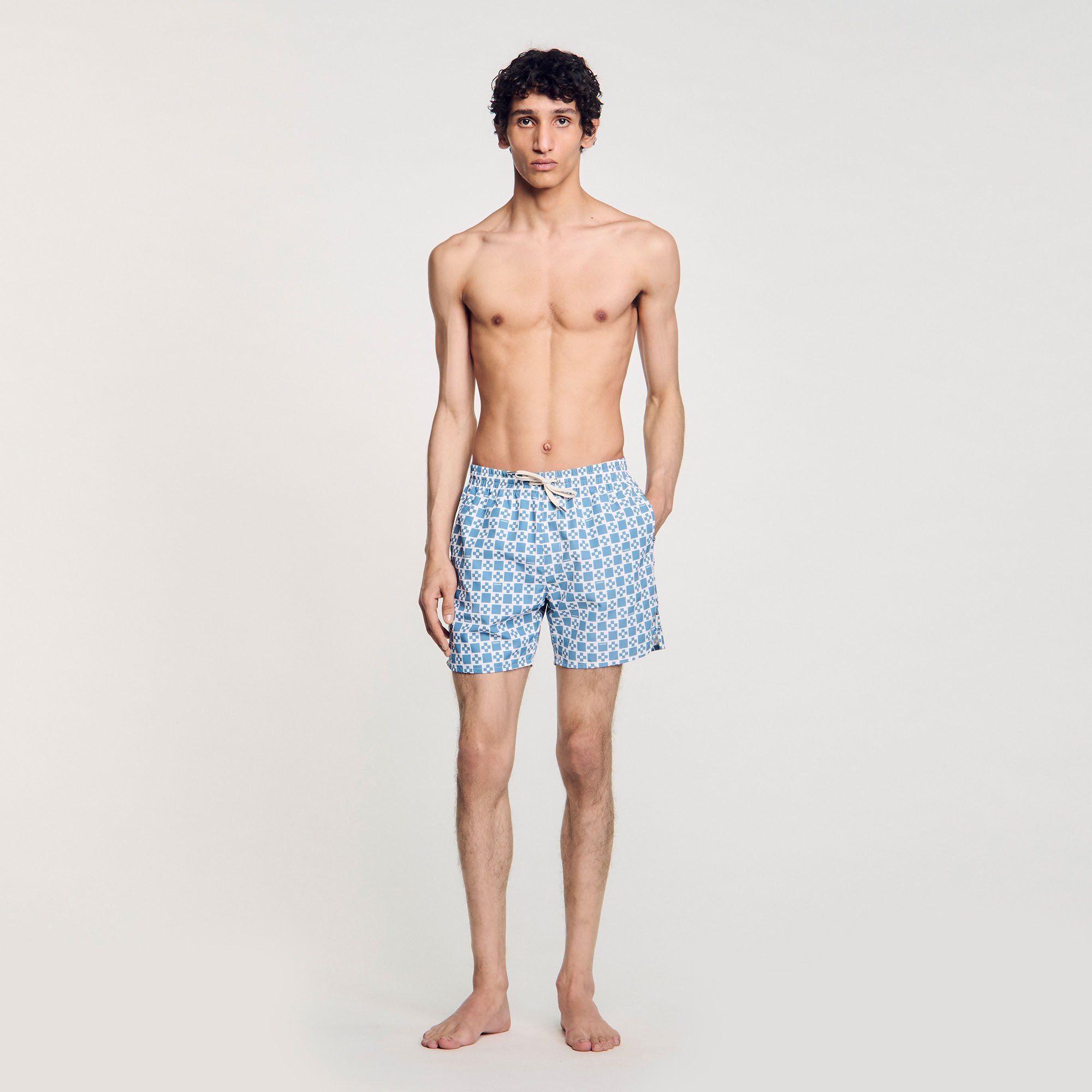 Badehose mit Square Cross