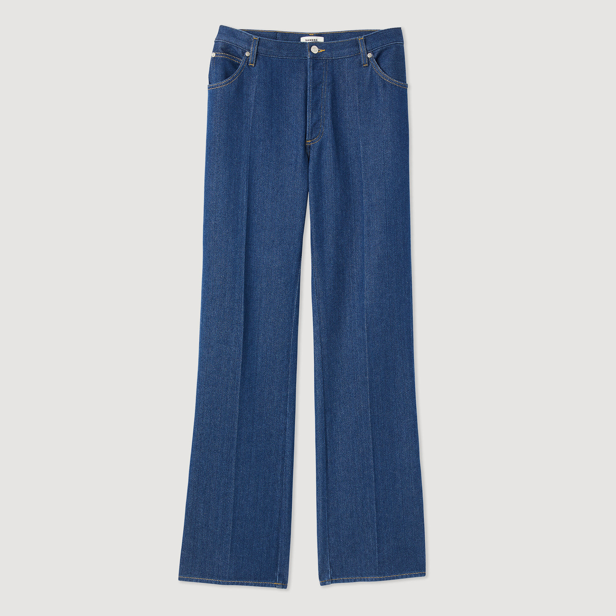 Flared Jeans mit hoher Taille