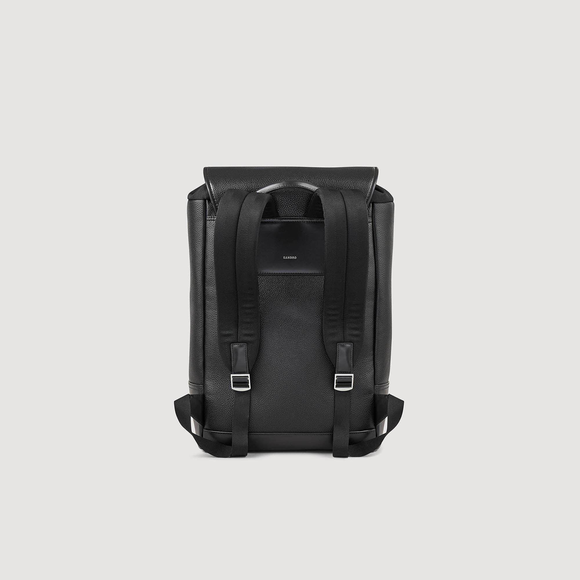 Rucksack aus Canvas und Leder