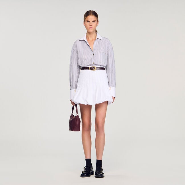 Gestreiftes Oversize-Hemd