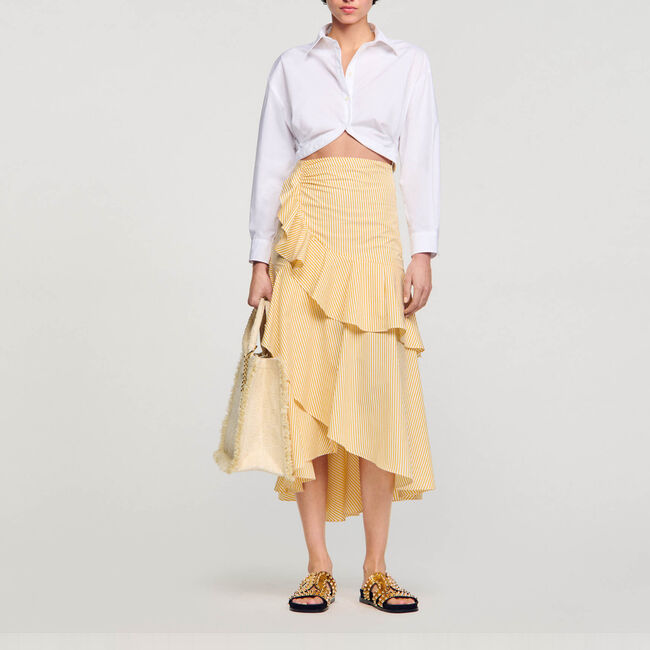 Kurzes Hemd mit gedrehter Optik