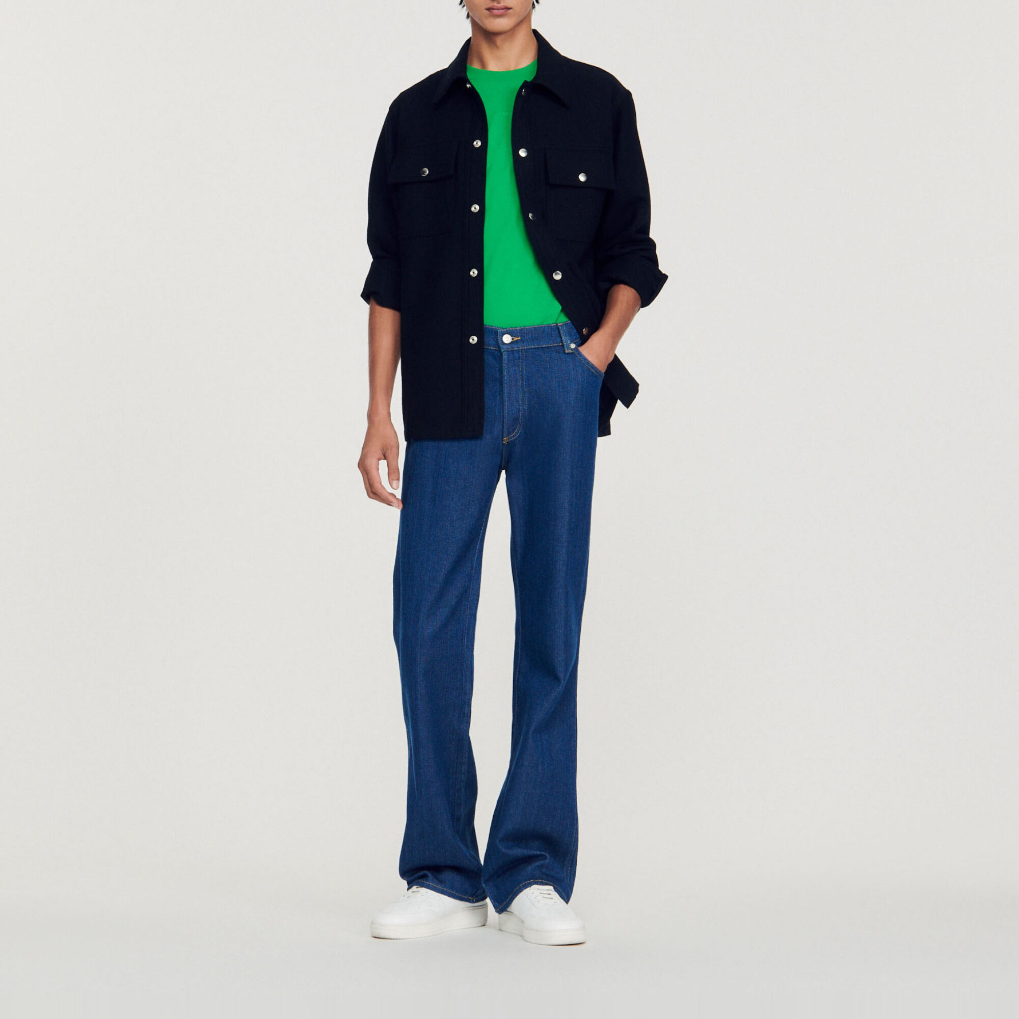 Flared Jeans mit hoher Taille