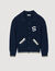 Wollcardigan mit Patch S
