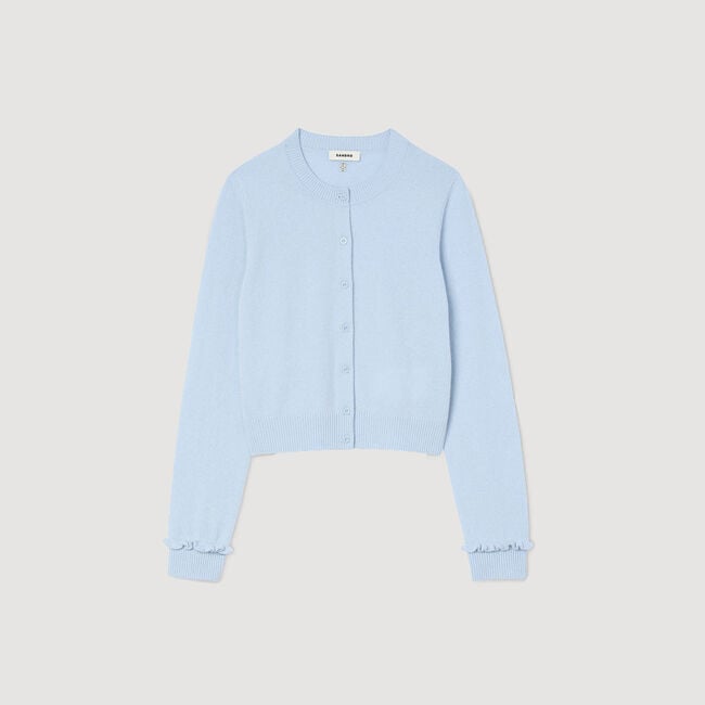 Cardigan mit Volants