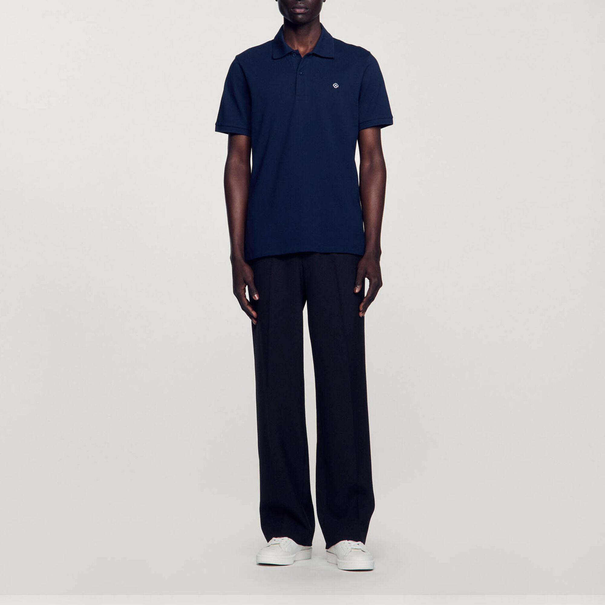 Polo mit Square-Cross-Aufn&auml;her - Herren | Sandro