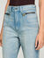 Gerade Jeans aus verwaschenem Denim