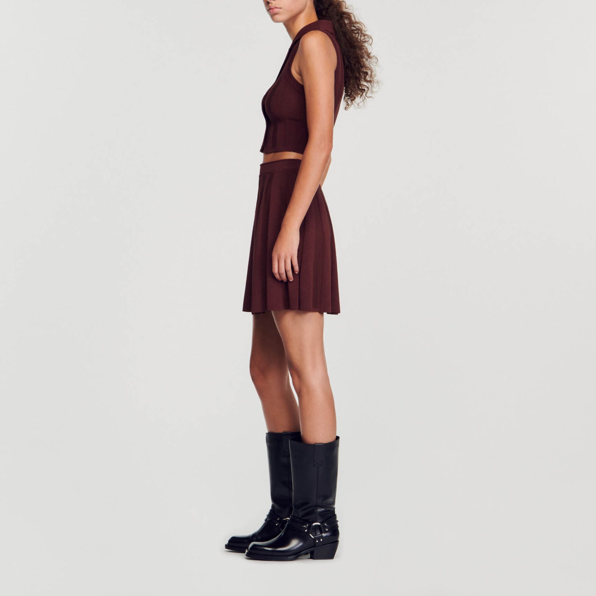 Kurzer plissierter Rock