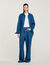 Weite Jeans mit Strassbesatz