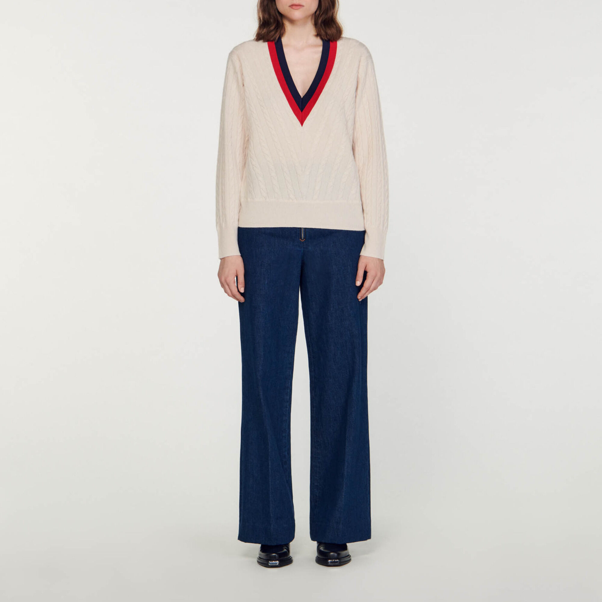 Pullover aus Kabelstrick