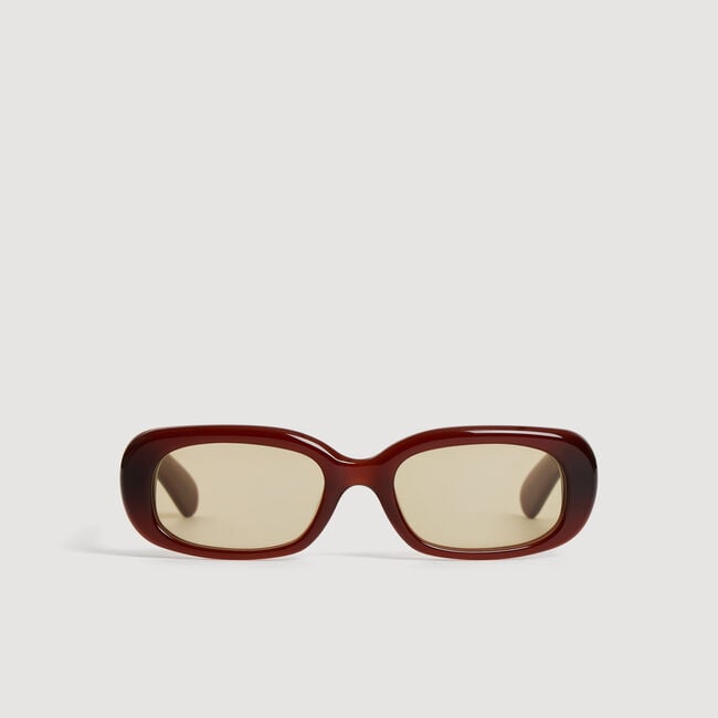 Rechteckige Sonnenbrille