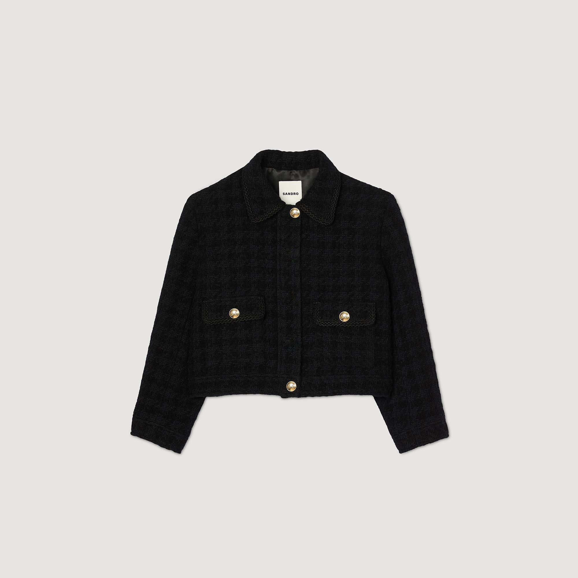 Kurze Tweedjacke