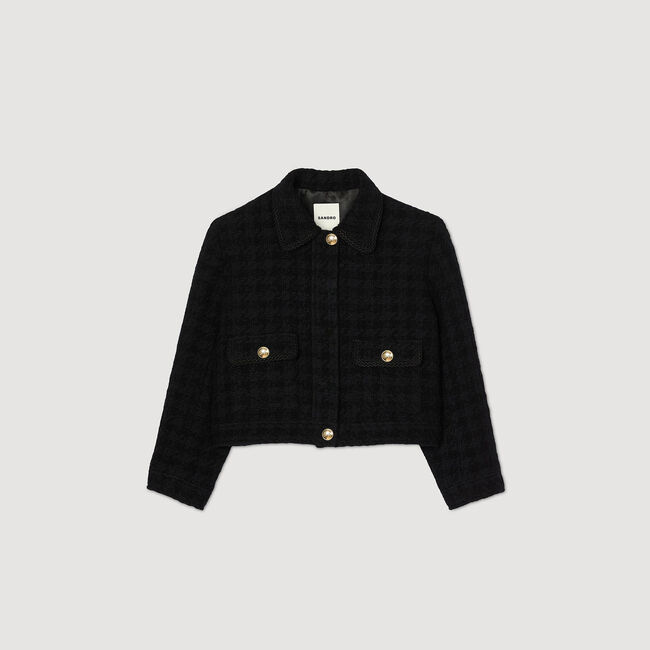 Kurze Tweedjacke
