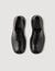 Derby-Schuhe aus glasiertem Leder