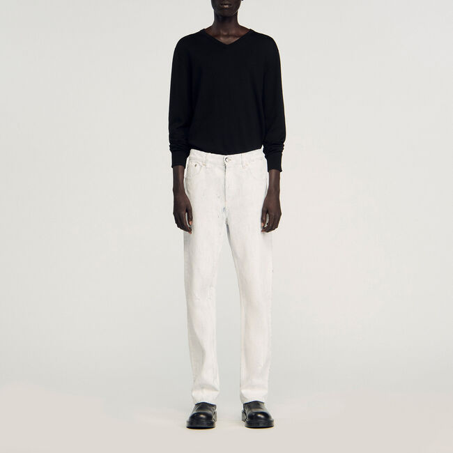 Regular-Jeans im Crackle-Look - Herren | Sandro