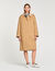 Trenchcoat mit Strasskragen