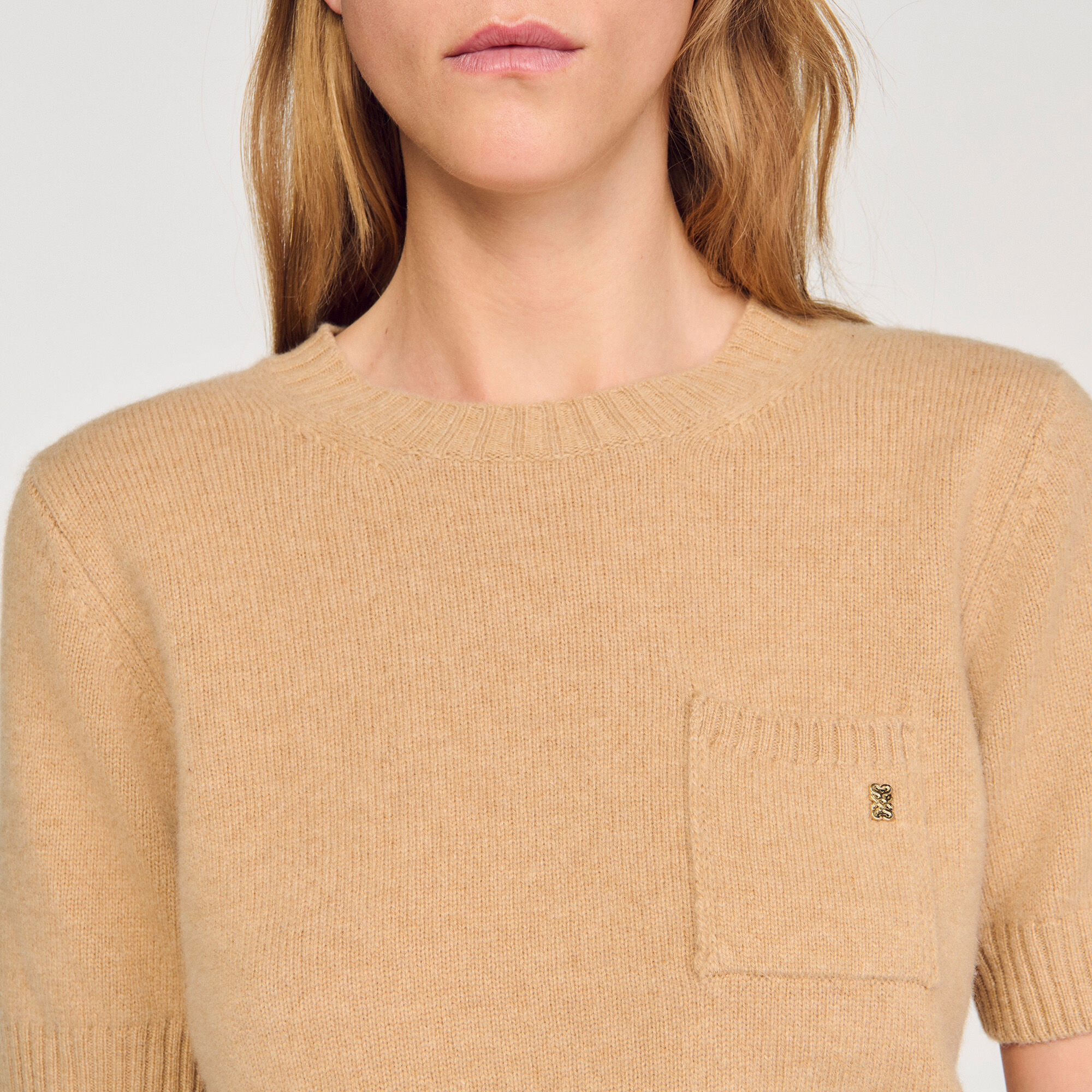 Kurzarmpullover