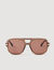 Sonnenbrille aus Metall und Acetat