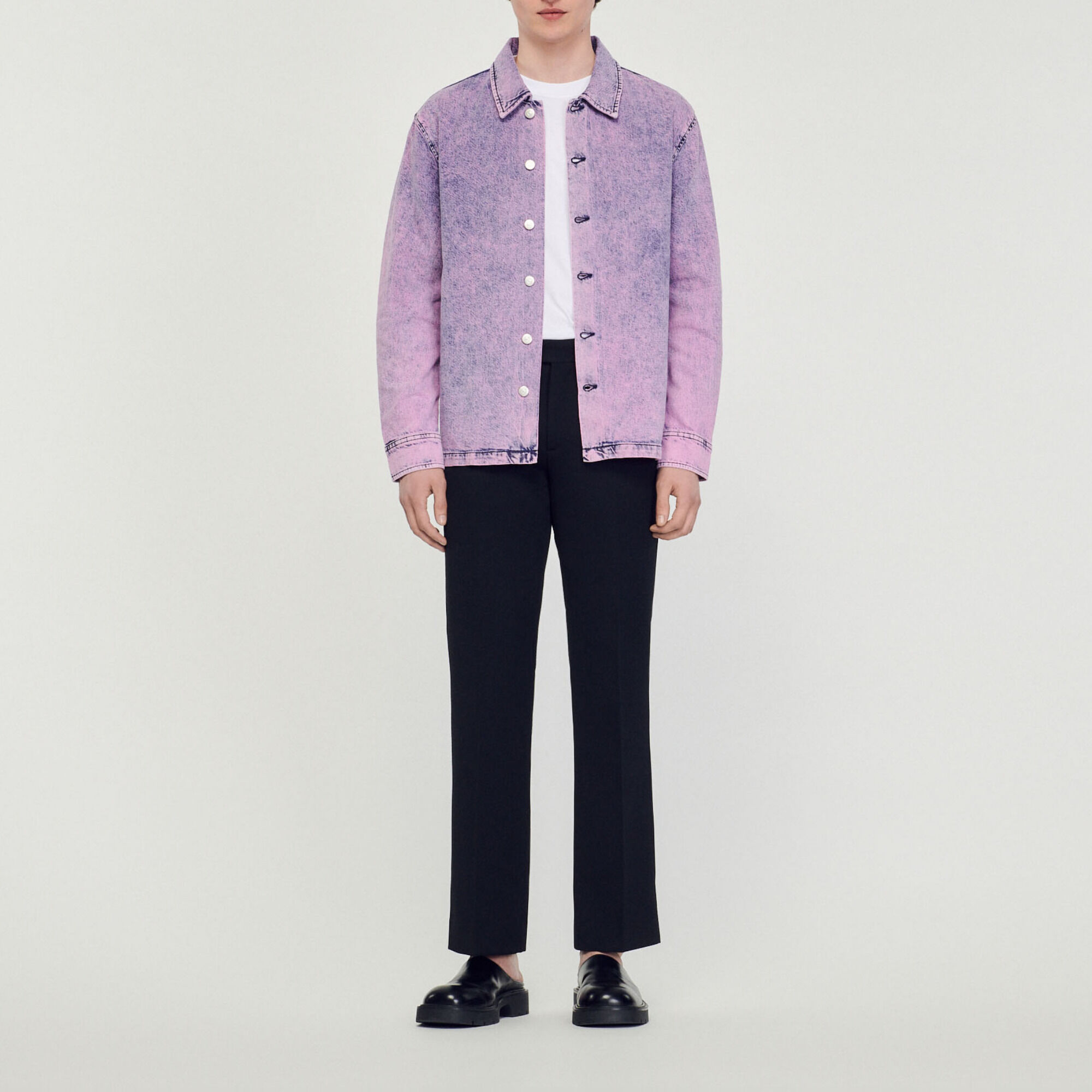 Verwaschener Worker Blouson