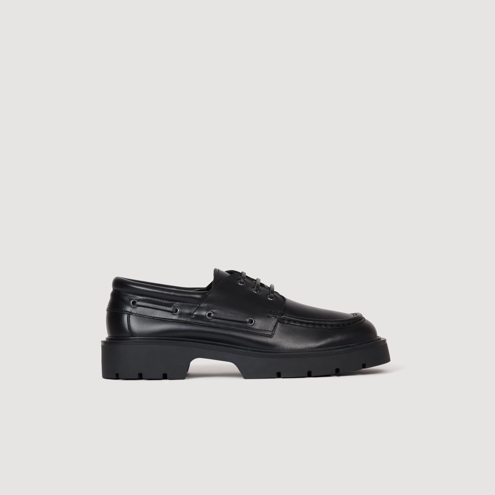 Segelschuhe aus Leder