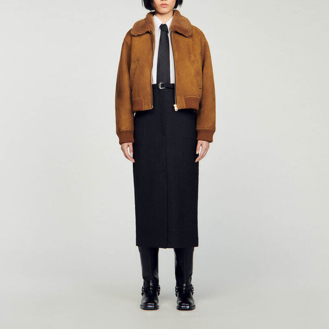 Stiftrock mit Westernschnalle