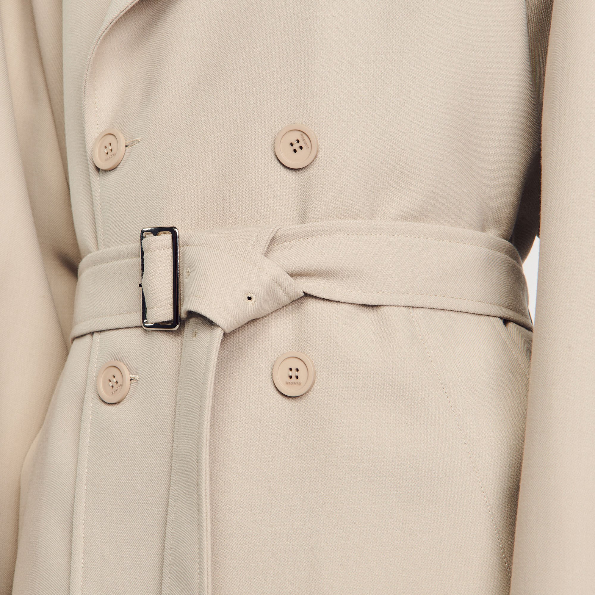 Langer Trenchcoat