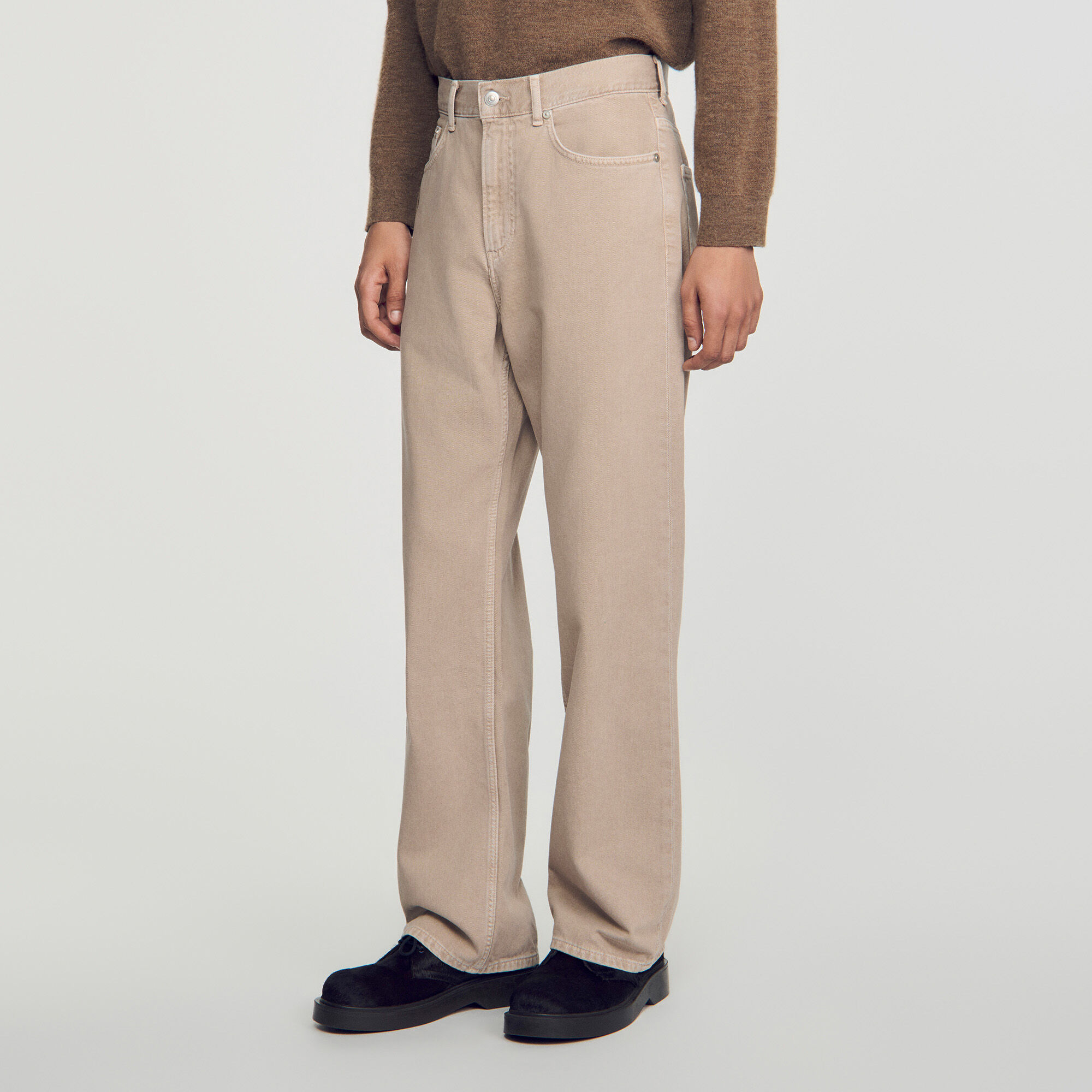 &Uuml;berf&auml;rbte Baggy-Jeans