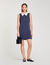 Kurzes gestreiftes Kleid