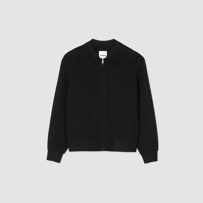 Blouson aus Doubleface-Wolle