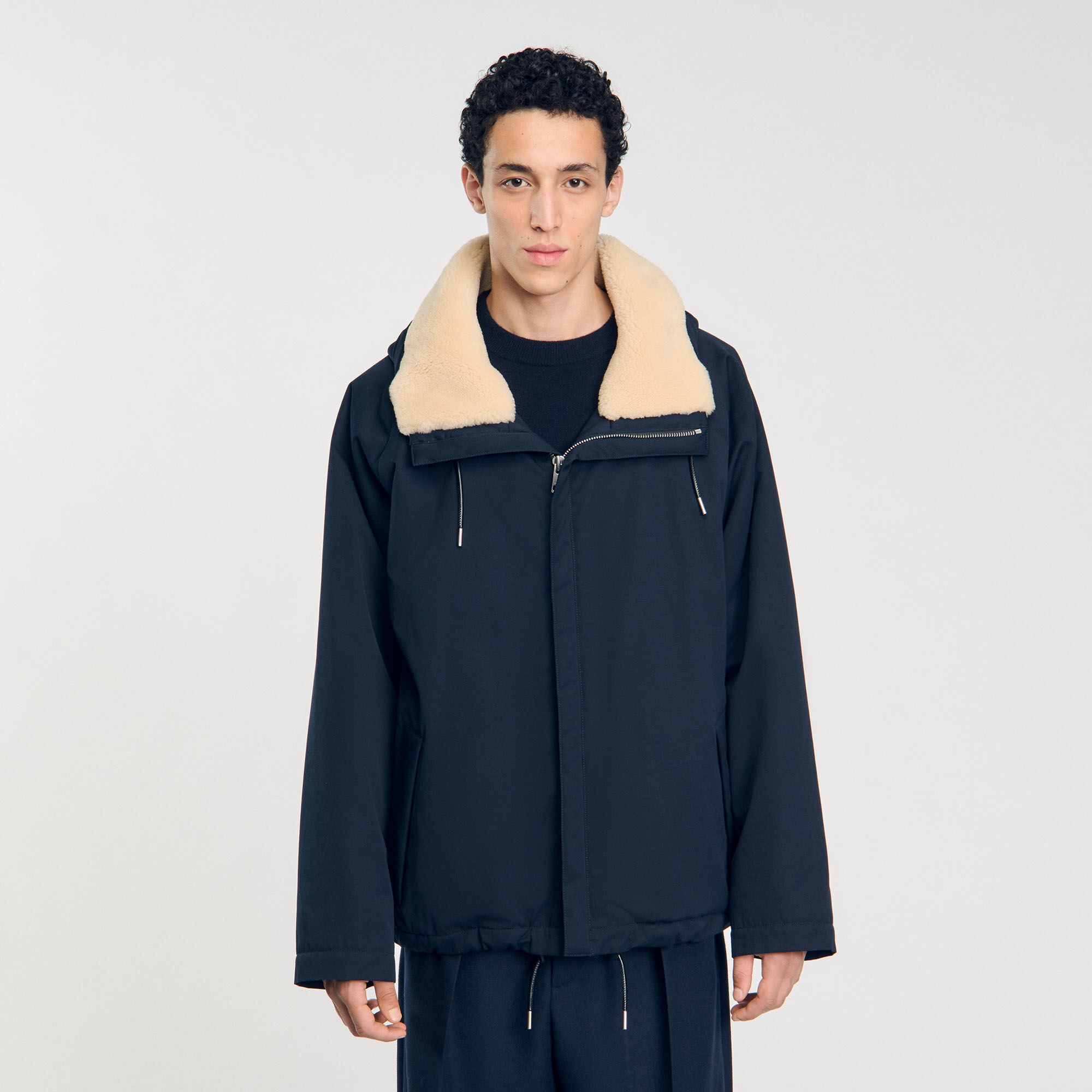 Gesteppter Parka aus Baumwolle