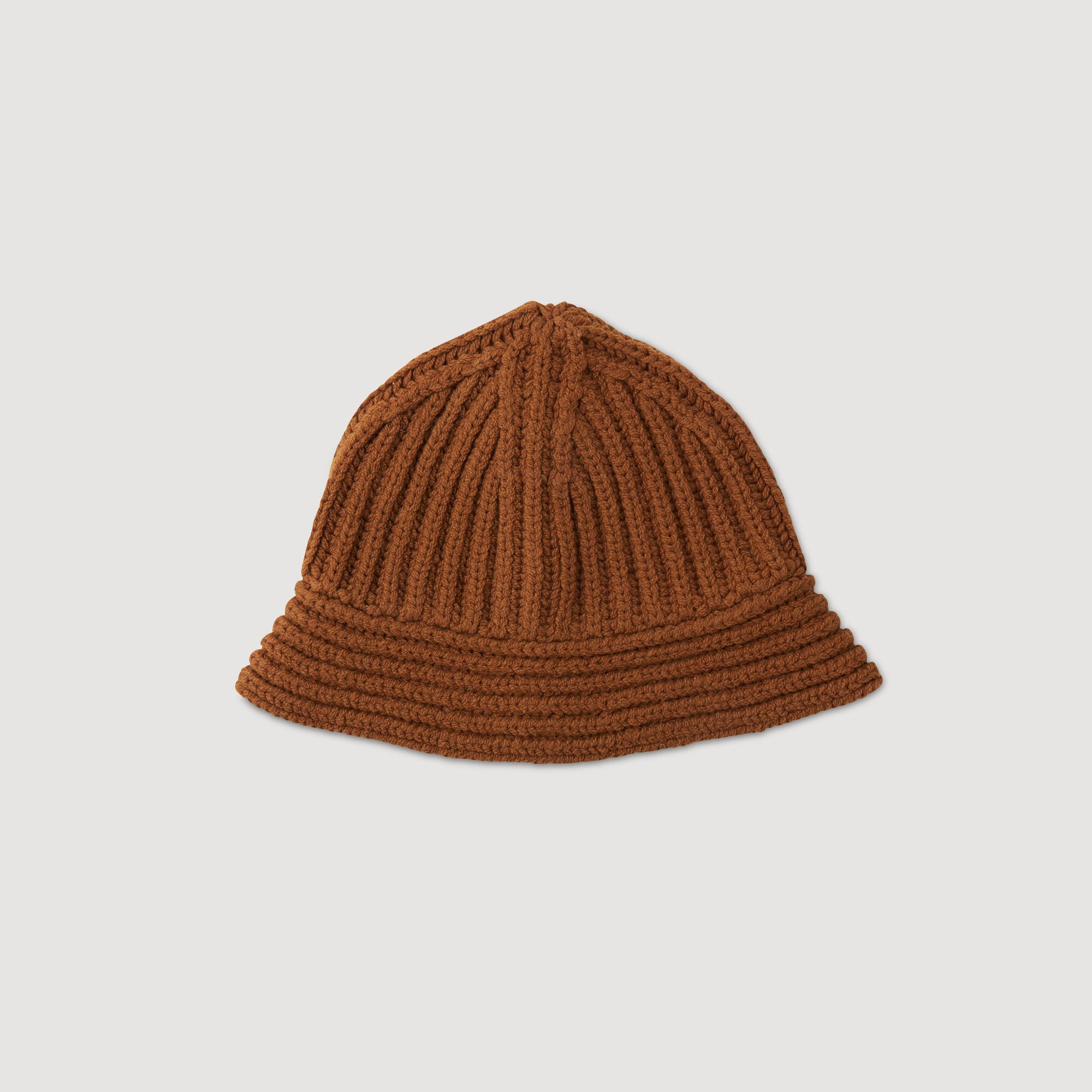 Strick-Stoffhut