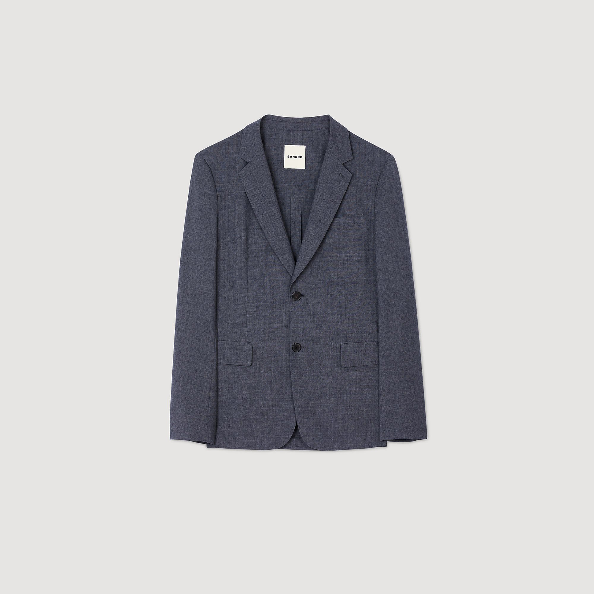 Anzugjacke aus Wolle