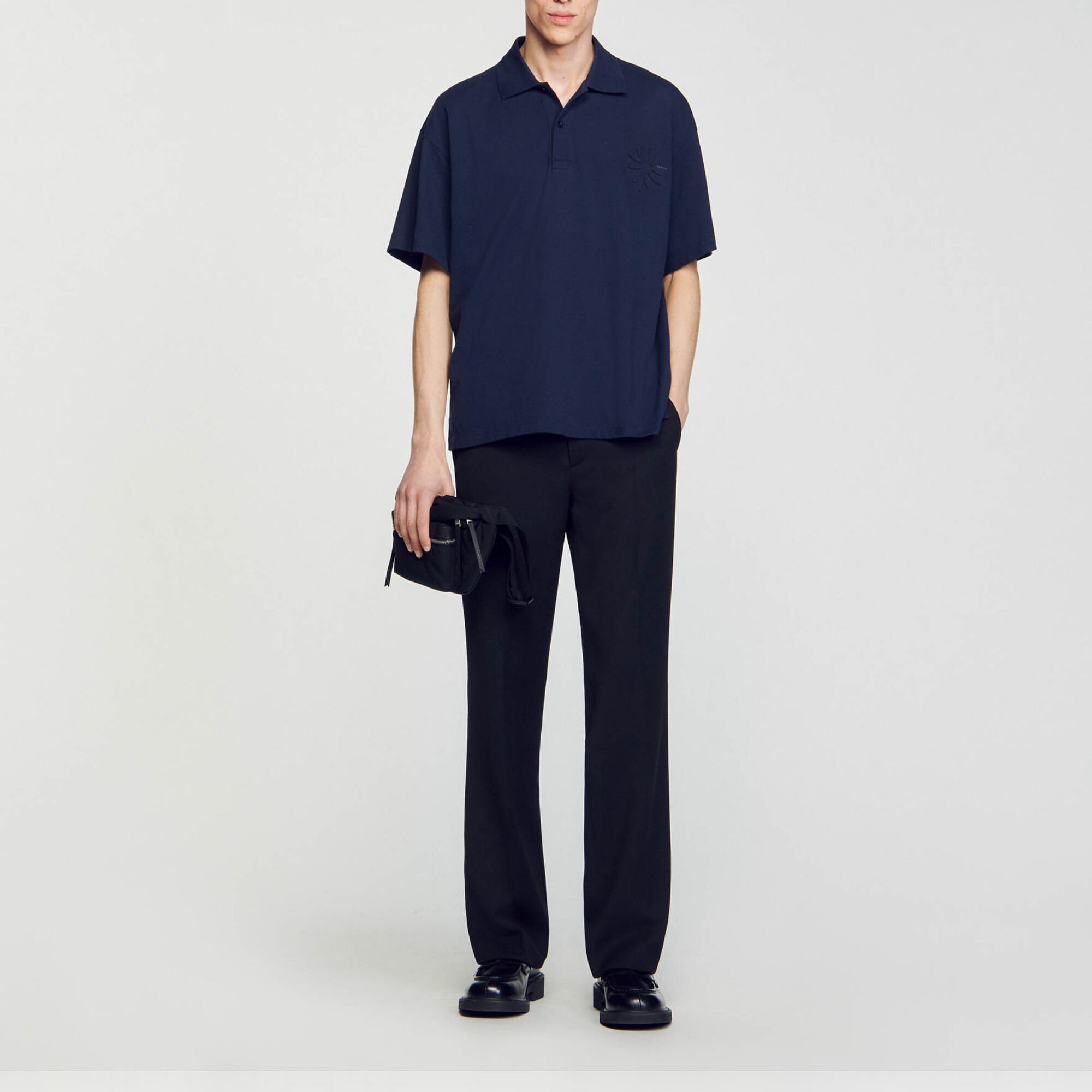 Sandro polo shirt cheap