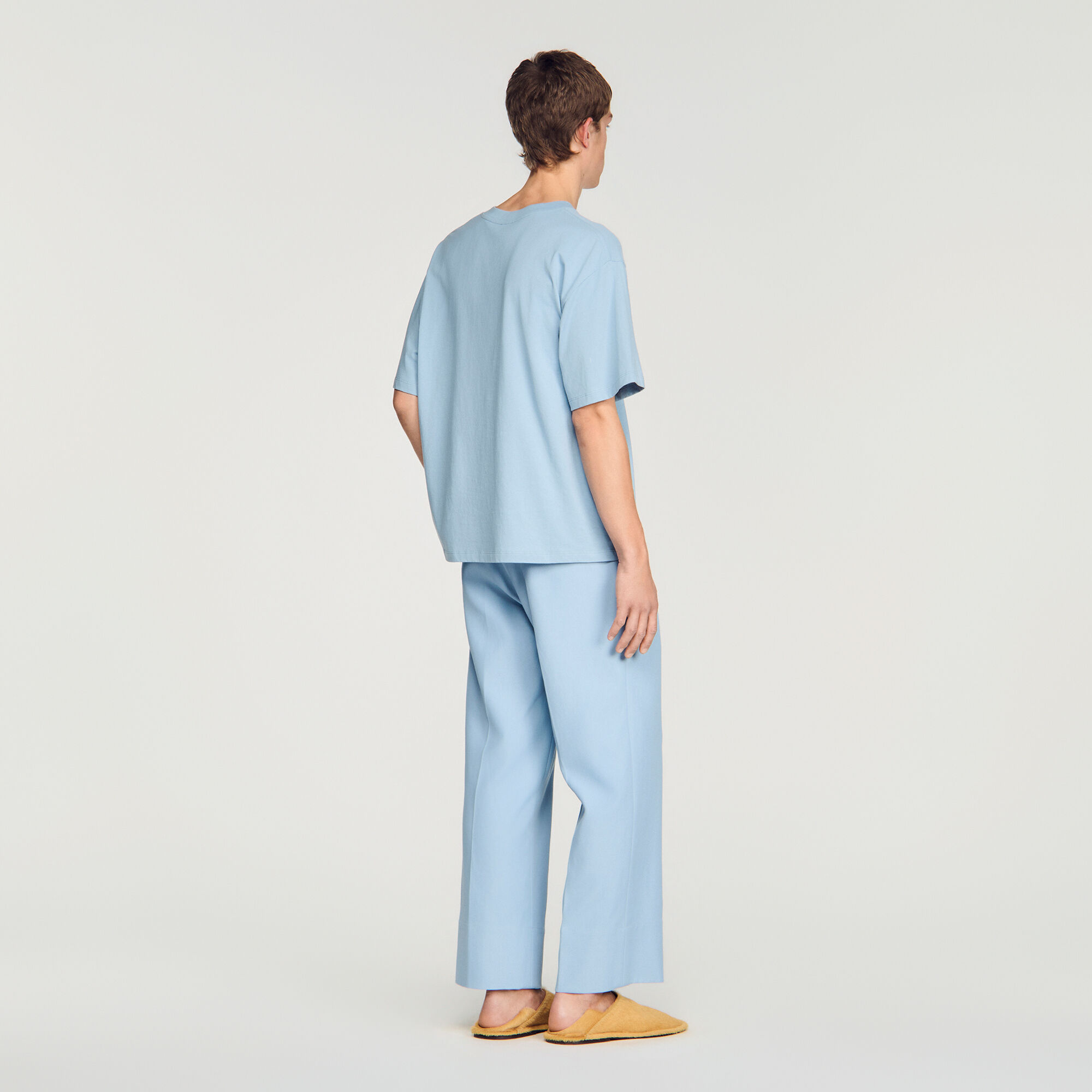 Baumwoll-T-Shirt mit Blumenmuster