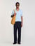 Poloshirt aus Rippstrick