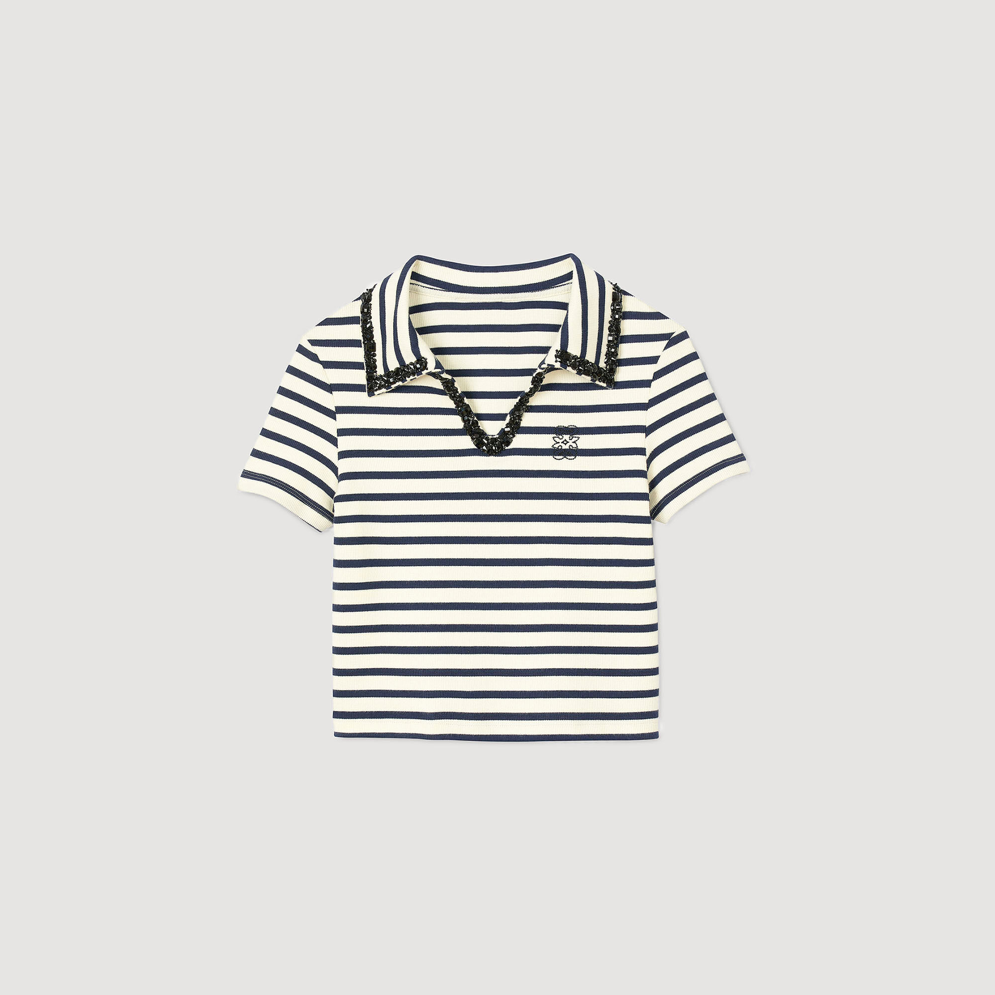 Poloshirt mit Streifen
