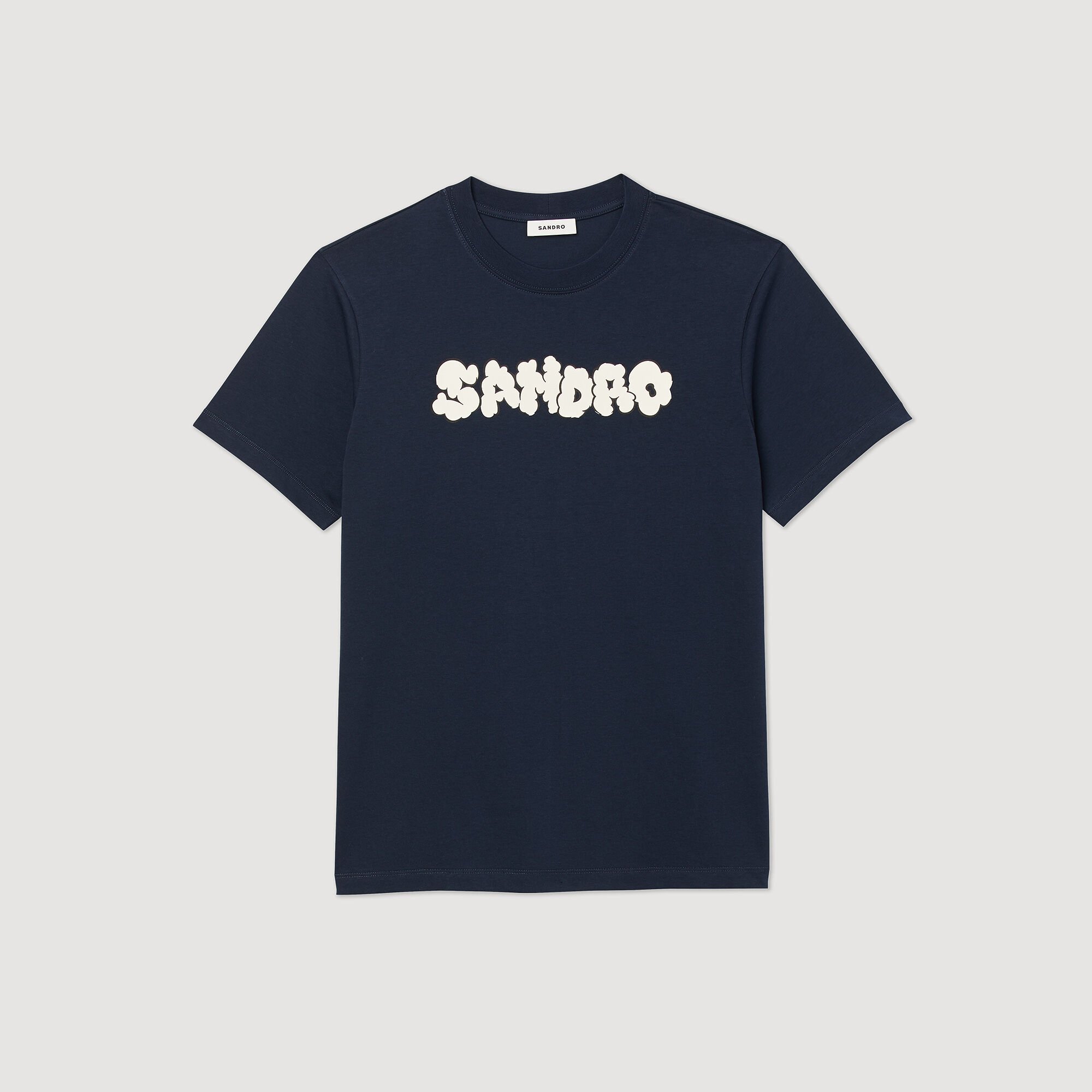 T-Shirt mit Sandro Stickerei