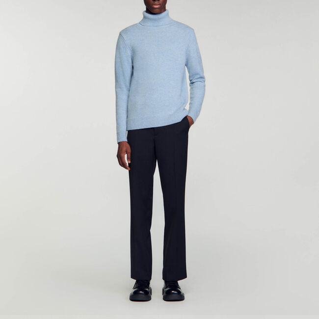 Rollkragenpullover aus Wolle & Kaschmir