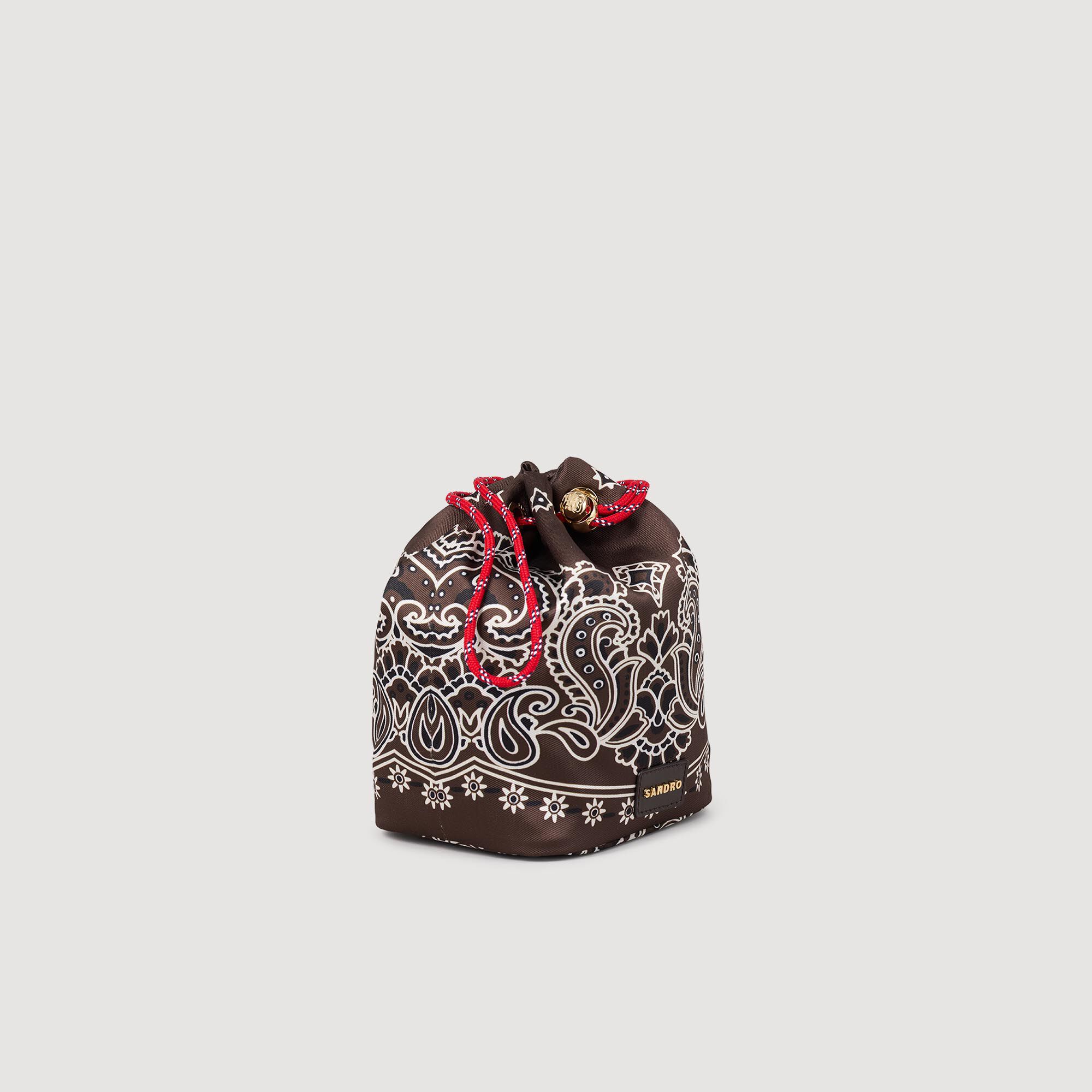 Beuteltasche mit Bandana-Print