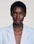 Gestreifter Blazer mit Pailletten