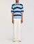 Gestreiftes Poloshirt aus Strick