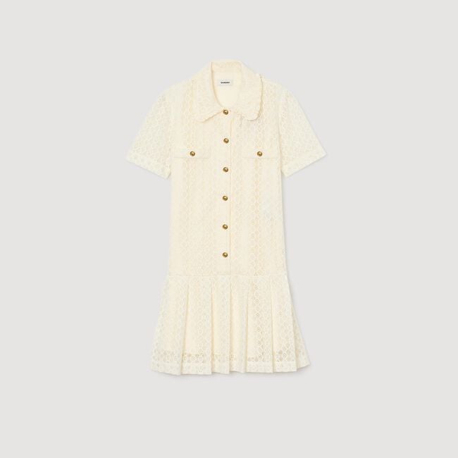 Kurzes Spitzenkleid