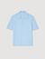 Poloshirt aus Rippstrick