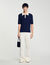 Zweifarbiges Poloshirt