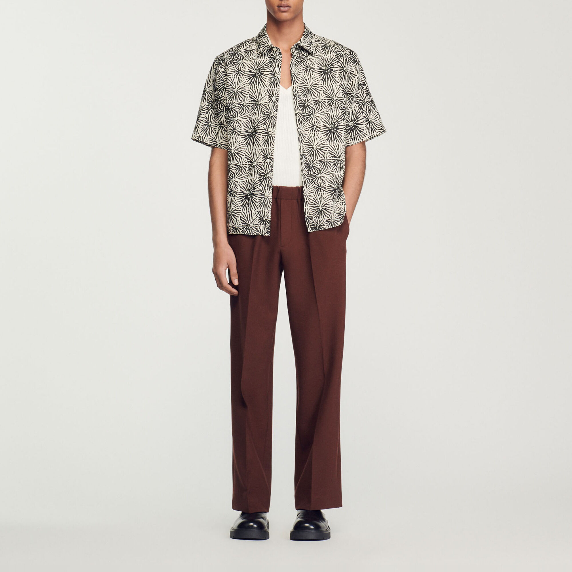Oversize-Hemd mit Print