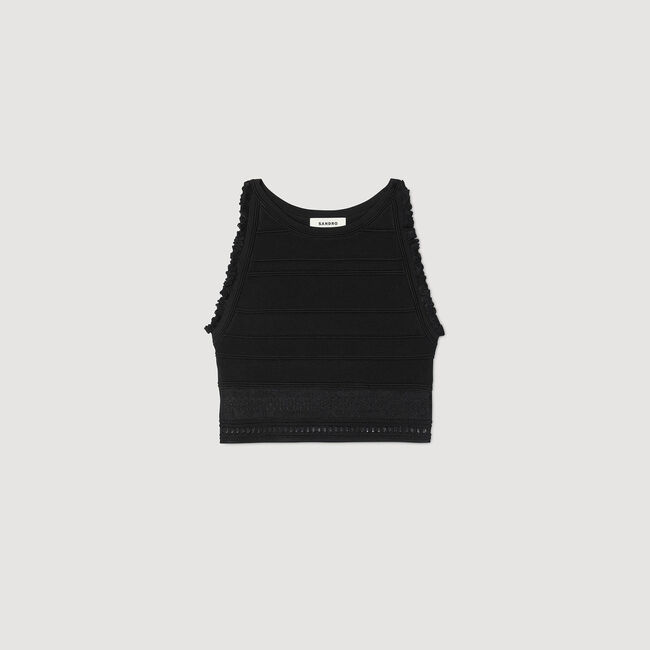 Ärmelloser Pullover