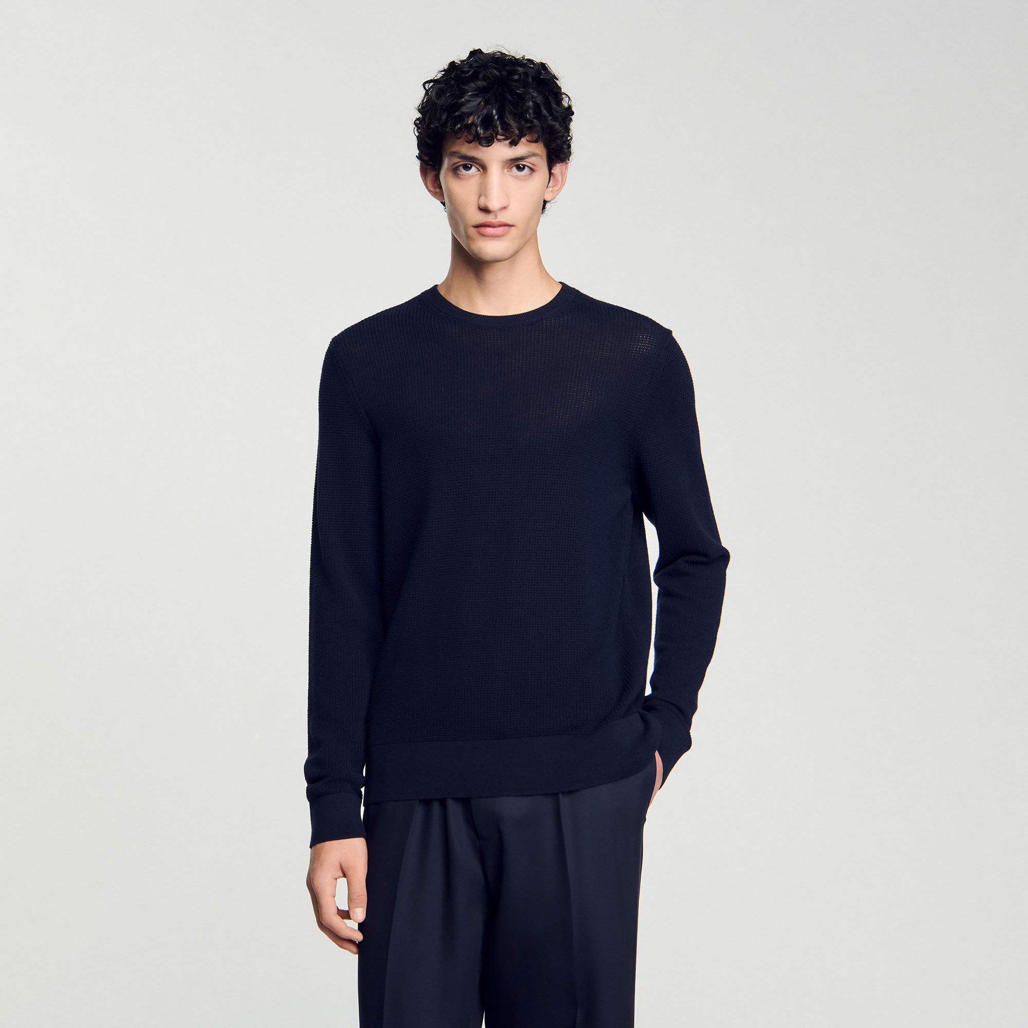 Pullover aus texturiertem Strick