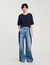 T-Shirt mit Perlendetails