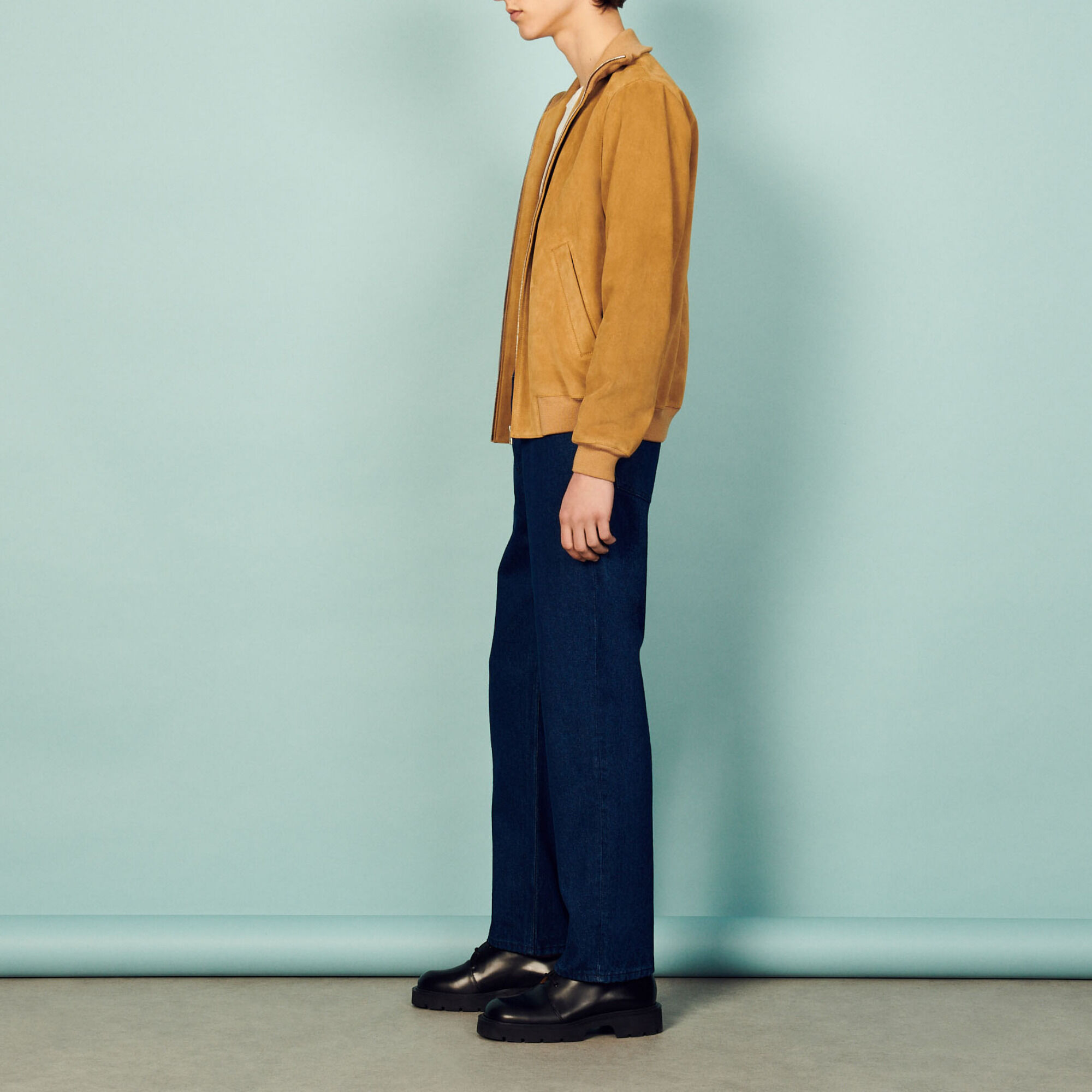 Blouson aus Leder