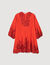 Kurzes Kleid mit Blumendetails